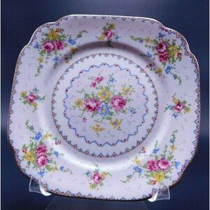 ROYAL ALBERT PETIT POINT 6 7/8" SQUARE Bread/Butter PLATE